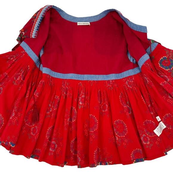 ULLA JOHNSON Vashti Patchwork Jacket 2 - Picture 7 of 12